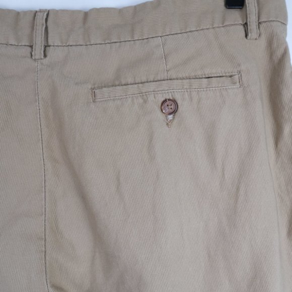 Banana Republic Mens Dress Pants Gavin 38 x 32 Flat Front Tan - Picture 5 of 12